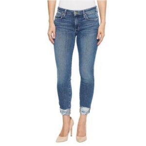JOE’S FLAWLESS The Icon Midrise Skinny Ankle Aisha Blue Denim Jeans Sz 27
